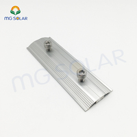 Kit d'épissure de rail de montage de toit solaire en aluminium pour montage de système solaire Pv
