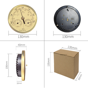 <span class=keywords><strong>70mm</strong></span>/90mm/130mm金属気圧計圧力計天気従来の気象ステーション気圧計温度計 - Product Image 6