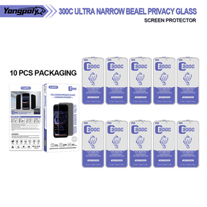 Protection d'écran en verre trempé anti-espionnage, anti-rayures, résistant aux chocs, OEM ODM 300C pour iPhone 18Pro Max, vente en gros - Product Image 3