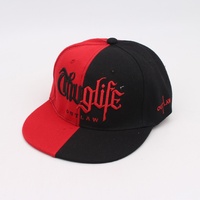 Casquette de baseball 6 panneaux brodée à blocs de couleur, style européen et américain, décontractée, en PVC, avec visière plate unique