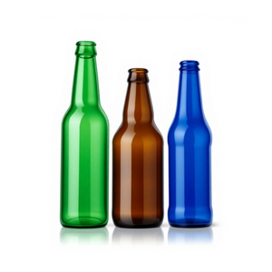 Bouteille de bière en verre transparente vide, prix bon marché, 330 ml, 33 cl, 12 oz, pour soda et jus, vente en gros - Product Image 4