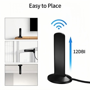 <span class=keywords><strong>Antena</strong></span> MIMO 5G 4G LTE de 12dBi con Conectores SMA Macho Dobles, Base Magnética, 600-6000MHz, Alta Ganancia, Omnidireccional, Impermeable, Tipo Paddle - Product Image 4