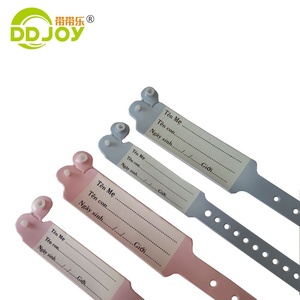 Polsino per bambini in PVC impermeabile, braccialetto per adulti in morbido vinile, braccialetto identificativo per madre e bambino - Product Image 3