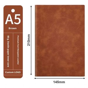 <b>A5</b> Black Leather Bullet Notebook Journal UV Printing Custom Logo Bulk Wholesale Promotional Gifts Church Anniversary Modern - Product Image 4