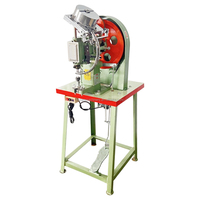 Machine à riveter ovale pour œillets, perforatrice de boucles ovales, machine à riveter pour la fabrication de chaussures et sacs en cuir