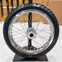Roues de moto électrique HSKABIN Chrome CST pour Surron Light Bee, 17 pouces, configuration pour la conduite sur route, pneus Supermoto 70/90-17 80/90-17