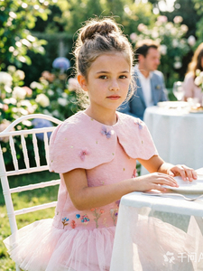 Occasione festa di compleanno bambini abiti da principessa per bambini marchio di moda occidentale su misura ricamo speciale abiti 3D - Product Image 3