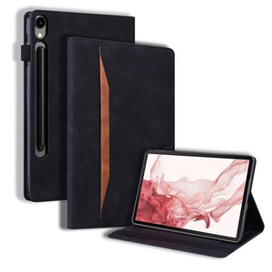 Housse pour tablette <span class=keywords><strong>iPad</strong></span> 11A16, 9.710.<span class=keywords><strong>2</strong></span> <span class=keywords><strong>pouces</strong></span>, housse en cuir de couleur unie, housse de protection tout compris, <span class=keywords><strong>coque</strong></span> souple pour affaires - Product Image 1