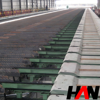 Ligne de production automatique continue de barres d'armature en acier de 10 mm à 32 mm, machine de laminage à chaud de l'acier, machine de fabrication de barres d'armature en acier