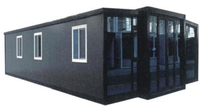 Maison préfabriquée moderne en acier de luxe, petite maison pliable, modulaire, extensible, avec 2, 3 ou 4 chambres, type conteneur