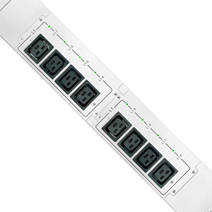 PDU inteligente de montaje en rack con pantalla LCD medida, control remoto de red y protección contra sobretensiones - Product Image 2