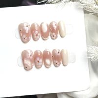 Nouvelles Ongles Artificiels Portables 3D Carrés en ABS, Faits à la Machine, Longs, Personnalisés, Tendance, 24 Pièces