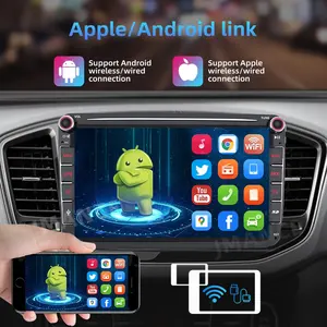 Gps навигация приборная панель Мультимедиа Android 10 радио Автомобильный видео Dvd плеер для Volkswagen Tiguan Touran