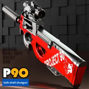 Fucile d'Assalto Elettronico Professionale P90, Giocattolo Realistico, Pistola Elettrica per Adulti, Giocattolo con Proiettili, Replica PUBG per Ragazzi - Product Image 4
