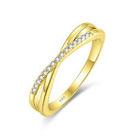 Aanpasbare Moissanite Mode Waterdichte Sieraden Verloving Zirkoon Mannelijke En Vrouwelijke Geliefden Ring Eenvoudige Ring Valentijnsdag Cadeau