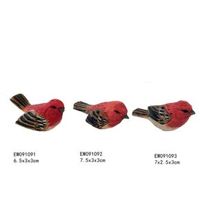 Ev veya Ofis Dekorasyon kuş boyama sanat El Oyma 3d Hayvanlar Ahşap Kuş Oyuncak - Product Image 3