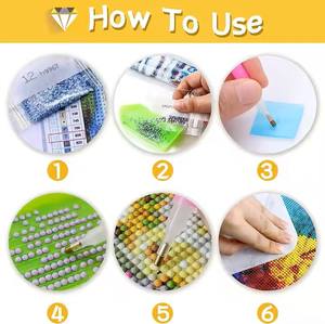 5D bricolage acrylique cristal <span class=keywords><strong>diamant</strong></span> peinture Kit imprimé religieux Portrait série partiellement coller perceuse peinture - Product Image 5