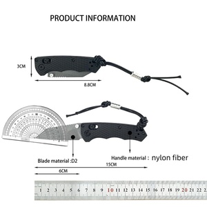 BM-FULL IMMUNITY 290 มีดพกพาขนาดเล็ก DIY น้ำหนักเบา การอยู่รอดกลางแจ้งแคมป์ปิ้ง EDC เครื่องมือมีดพกพาประจำวันแบบพกพา - Product Image 6