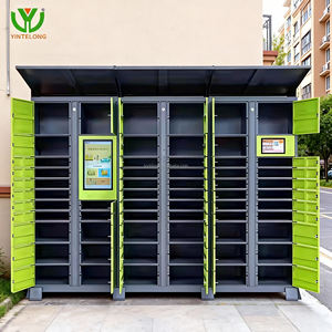 यइनलॉन्ग ओम इनडोर स्मार्ट पार्सल लॉकर अंतिम मील स्मार्ट पार्सल डिलीवरी लॉकर एक्सप्रेस पैकेज बुद्धिमान पिकअप पार्सल बॉक्स - Product Image 2