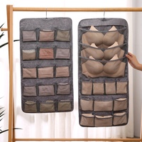 Promotion : Organisateur mural suspendu étanche grande capacité pour sous-vêtements, pliable, pour culottes, chaussettes et soutiens-gorge
