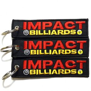 <b>Custom</b> Embroidery Letter Logo Keytag Embroidered <b>Keychain</b> Fabric Airplane Before Flight Jet Tags Keychains - Product Image 1