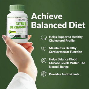 Suplemento Herbal Orgánico de Bergamota Cítrica en Cápsulas, Apoya la Salud del Corazón y Cardiovascular, Cápsulas Veganas - Product Image 6