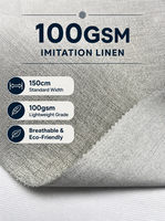 Tissu de rideau en polyester 100% tissé uni, poids moyen 100 g/m², prix compétitif, résistant aux taches, pour l'ameublement.
