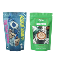 Sachets refermables à fermeture éclair, résistants à l'humidité, imprimés numériquement sur mesure, directement de l'usine, pour l'emballage de sucre, de café, de thé en poudre
