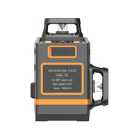 Niveau laser d'usine auto-nivelant rechargeable à ligne croisée verte 3x360 °    Outil de nivellement laser 3D pour la construction et la pose d'images