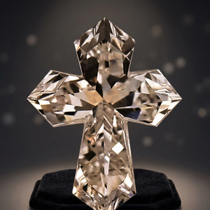 Diamant de laboratoire de qualité supérieure, taille croix antique, couleur D-F, excellente finition, clarté CVD VVS-VS, pour la fabrication de bijoux féminins et sur mesure - Product Image 1