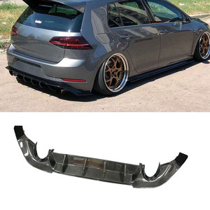 Spoiler Posteriore in Fibra di Carbonio per VW <span class=keywords><strong>Golf</strong></span> 7.5 MK7.5 Standard GTI <span class=keywords><strong>2017</strong></span> 2018 2019, Diffusore Stile Pinna di Squalo - Product Image 6