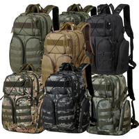 Sac à dos tactique d'entraînement SIVI Outdoor Molle, sac de randonnée résistant à l'eau avec grande capacité pour les activités sur le terrain