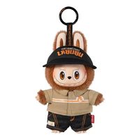 Pour POP MART Officiel 100% Labuub Naughty Cashier Vinyl Face Doll Plush Toy Labubu Mystery Boxes