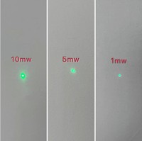 Taidacent 6mm 1/5/10/20/30/50mW tête de pointeur vert Laser haute puissance 520nm pointeur Laser vert 520nm Module de Diode Laser