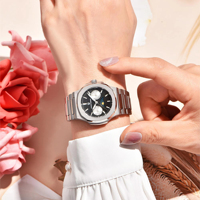 Montres à quartz multifonctionnelles PAGANI DESIGN 1786 pour homme avec phase lunaire, date automatique, semaine, chronographe, bracelet en acier inoxydable