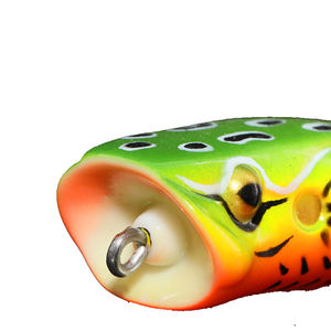 Weihai Guosong 10% remise moins cher prix usine doux popper grenouilles 16g pêche grande bouche grenouille leurre - Product Image 6