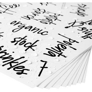 Đựng Thức Ăn nhãn cho container, in sẵn màu đen kịch bản thực phẩm nhãn dán + số cho Jar tổ chức và lưu trữ - Product Image 4