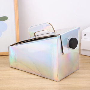 Sacs en aluminium personnalisés avec bec verseur, pochette isotherme pour boissons chaudes et froides, carafe, porte-café, boîte à emporter avec poignée - Product Image 3