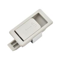 Loquet à ressort pour porte de placard en plastique, petit, plat, caché, pour boîte à outils, clip pour porte de placard