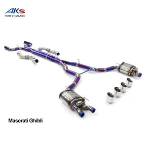 Sistema de escape de titanio AKS para <span class=keywords><strong>Maserati</strong></span> <span class=keywords><strong>Ghibli</strong></span> Catback System - Product Image 6