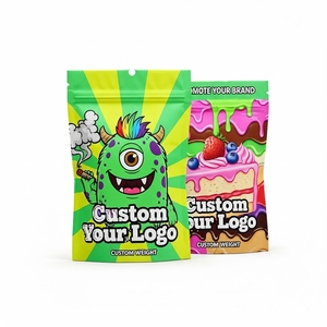 Bolsas de Mylar Personalizadas a Prueba de Olores de 3.5g, Bolsas con Cierre Hermético, Embalaje de Papel de Aluminio de Grado Alimenticio para Almacenamiento - Product Image 1