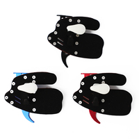 Doigt découpé au tir à l'arc, numéro 16 cm, noir, bleu, rouge, gauche et droite