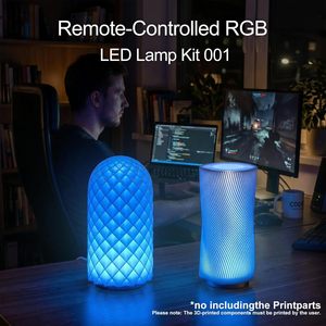 Kit de lampe LED RGB BambooSegD 001 télécommandé multicolore pour accessoires d'imprimante 3D - Product Image 1