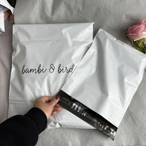 Sac d'expédition en polyéthylène biodégradable avec logo personnalisé imprimé pour vêtements pour animaux de compagnie, sac d'emballage pour vêtements - Product Image 3