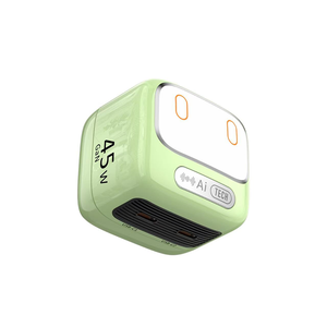 Chargeur mural USB rapide OEM 45W avec écran TFT numérique et technologie AI GaN PD pour ordinateurs portables et téléphones mobiles - Product Image 6