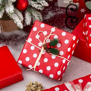 Papel de regalo con lunares de colores, ideal para baby shower, San Valentín y regalos diarios, múltiples opciones de colores, personalizable. - Product Image 5