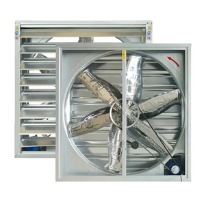 Ventilateur d'extraction industriel robuste 1380 mm à pression négative 380 V mural pour élevages avicoles, ateliers et serres - Product Image 6
