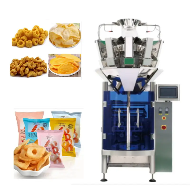 Автоматическая вертикальная упаковочная машина для арахисовых продуктов в гранулах