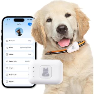 Traceur GPS intelligent pour chiens et chats, localisation en temps réel, fixation sur collier Bluetooth, étanche, batterie longue durée - Product Image 1