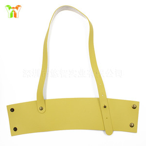 ปลอกแก้วชานมเดี่ยวหนัง PU พร้อมหูจับปรับได้ กระเป๋าใส่แก้วเครื่องดื่ม ถุงของขวัญ โลโก้ปรับแต่งได้ - Product Image 3
